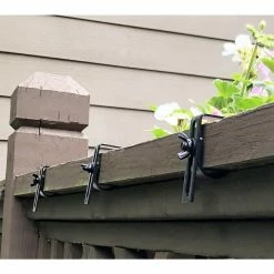 Vigoro Adjustable Window Planter Box Single Metal Bracket -VIGORO Store black metal vigoro plant hangers 51472 fa 1000
