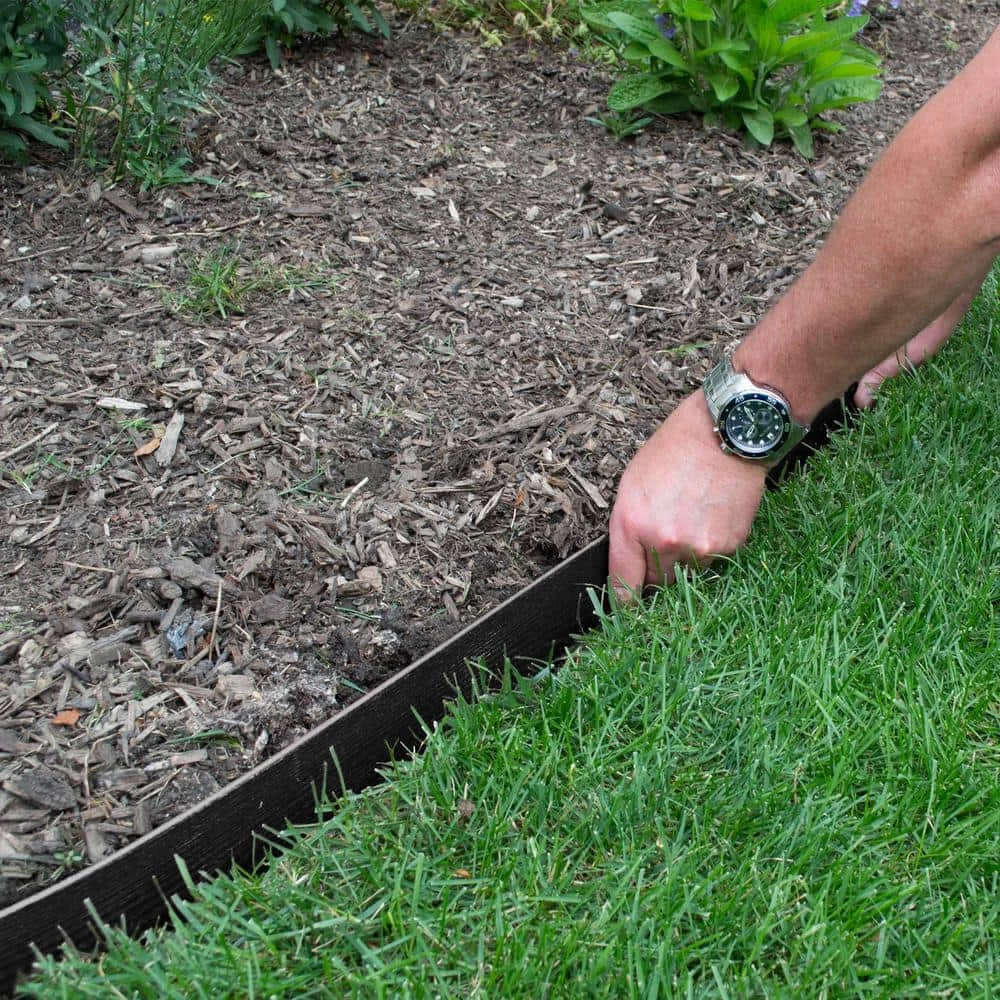 Vigoro 20 ft. Premium Black Composite Edging 10 Vigoro 20 ft. Premium Black Composite Edging - Image 8
