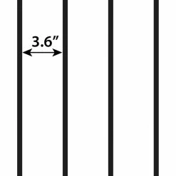 Vigoro Beaumont No Dig 40.4 in. H x 53.7 in. W Black Steel Decorative Fence Gate -VIGORO Store black vigoro garden fencing 860343 40 1000