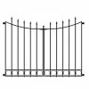 Vigoro Beaumont No Dig 40.4 in. H x 53.7 in. W Black Steel Decorative Fence Gate 2 Vigoro Beaumont No Dig 40.4 in. H x 53.7 in. W Black Steel Decorative Fence Gate -VIGORO Store black vigoro garden fencing 860343 64 1000