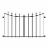 Vigoro Empire/Westbrook 28 in. Black Steel Decorative Fence Gate 1 Vigoro Empire/Westbrook 28 in. Black Steel Decorative Fence Gate -VIGORO Store black vigoro garden fencing 860350 64 1000