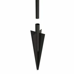 Vigoro Beaumont 53.3 in. x 3 in. x 3 in. Black Steel Fence Post and Stake 14 Vigoro Beaumont 53.3 in. x 3 in. x 3 in. Black Steel Fence Post and Stake -VIGORO Store black vigoro garden fencing 860367 a0 1000