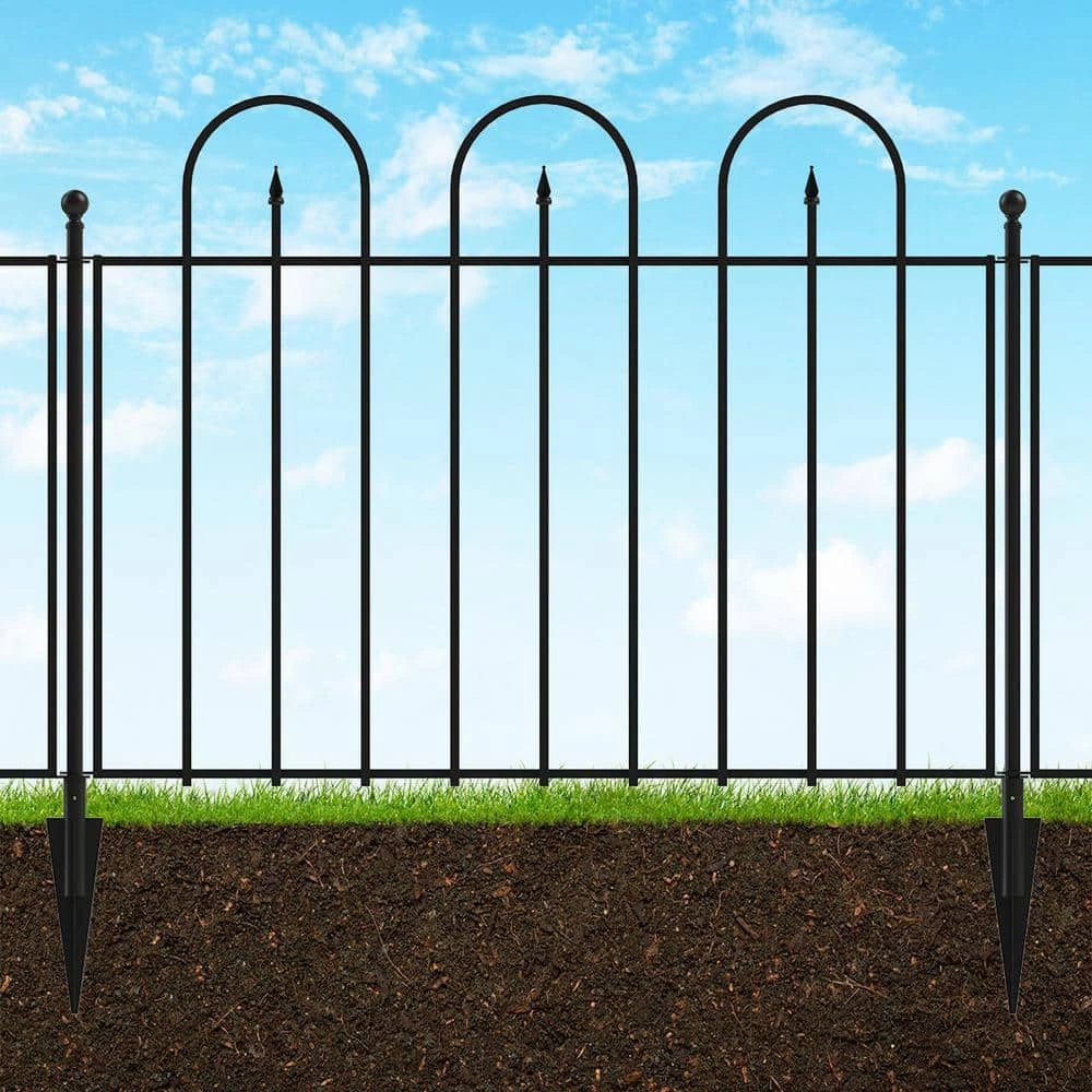 Vigoro Empire/Westbrook 41 in. x 2.3 in. x 2.3 in. Black Steel Fence Post 9 Vigoro Empire/Westbrook 41 in. x 2.3 in. x 2.3 in. Black Steel Fence Post - Image 7