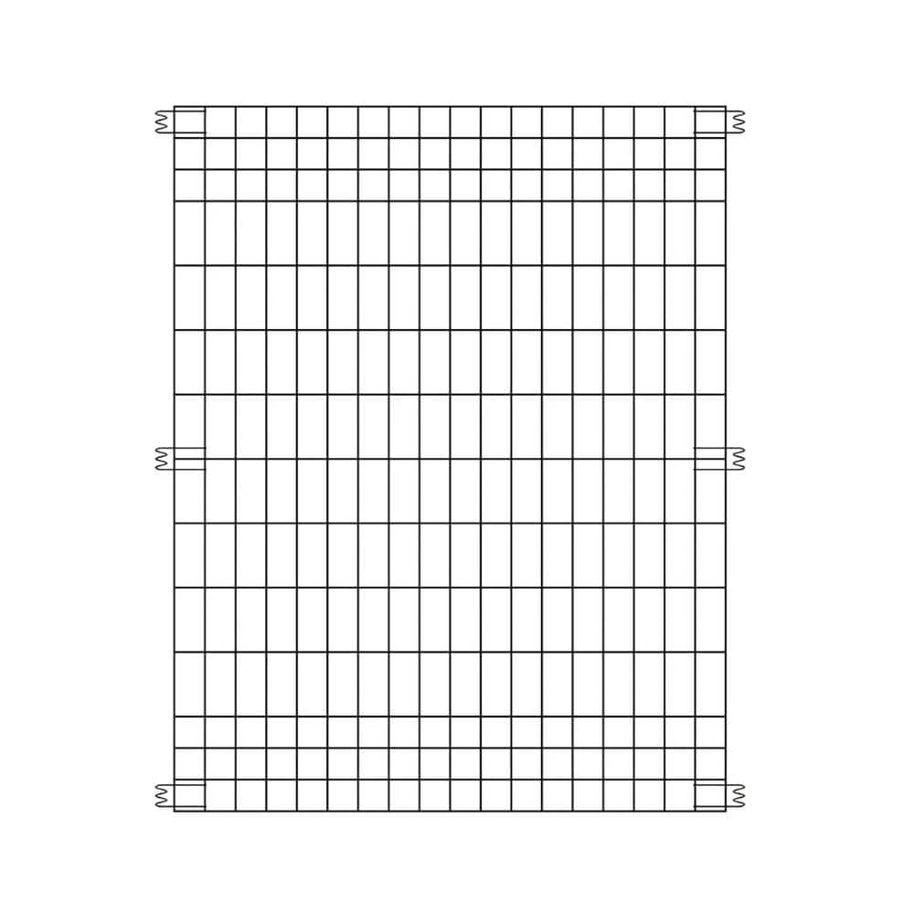 Vigoro 44 in. H x 36 in. W Steel Multi-Purpose No Dig Black Fence Panel 3 Vigoro 44 in. H x 36 in. W Steel Multi-Purpose No Dig Black Fence Panel