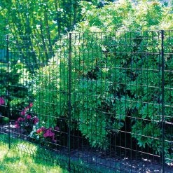 Vigoro 44 in. H x 36 in. W Steel Multi-Purpose No Dig Black Fence Panel 21 Vigoro 44 in. H x 36 in. W Steel Multi-Purpose No Dig Black Fence Panel -VIGORO Store black vigoro garden fencing 860411 66 1000