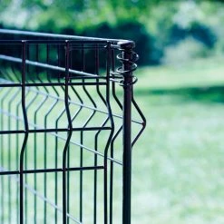 Vigoro 44 in. H x 36 in. W Steel Multi-Purpose No Dig Black Fence Panel 27 Vigoro 44 in. H x 36 in. W Steel Multi-Purpose No Dig Black Fence Panel -VIGORO Store black vigoro garden fencing 860411 fa 1000