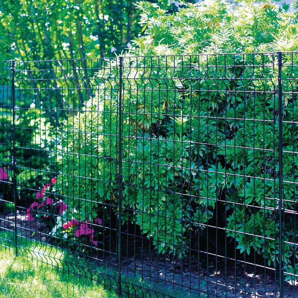 Vigoro 56 in. H Steel Multi-Purpose Black Fence Post 11 Vigoro 56 in. H Steel Multi-Purpose Black Fence Post - Image 9