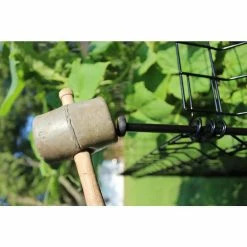 Vigoro 56 in. H Steel Multi-Purpose Black Fence Post (7-Pack) 19 Vigoro 56 in. H Steel Multi-Purpose Black Fence Post (7-Pack) -VIGORO Store black vigoro garden fencing 860428 7pk 1f 1000