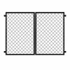 Vigoro 37.3 in. H x 50.2 in. W Steel Diamond Mesh Garden Fence Gate -VIGORO Store black vigoro garden fencing 860657 64 1000