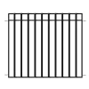 Vigoro 37.2 in. H x 42.87 in. W Steel 3-Rail Garden Fence Panel 1 Vigoro 37.2 in. H x 42.87 in. W Steel 3-Rail Garden Fence Panel -VIGORO Store black vigoro garden fencing 860701 64 1000