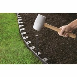 Vigoro 8 in. Anchoring Landscape Spike Pack (24-Count) 10 Vigoro 8 in. Anchoring Landscape Spike Pack (24-Count) -VIGORO Store black vigoro garden stakes 1985 24hd 16 1f 1000