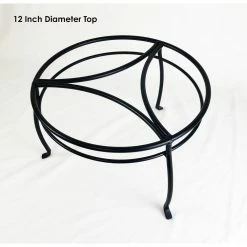 Vigoro 8 in. Black Metal Indoor Plant Stand 11 Vigoro 8 in. Black Metal Indoor Plant Stand -VIGORO Store black vigoro plant stands 51470 1f 1000