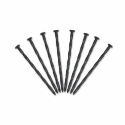 Vigoro 8 in. Black Plastic-Nylon Spiral Anchoring Spikes (8-Pack) 8 Vigoro 8 in. Black Plastic-Nylon Spiral Anchoring Spikes (8-Pack) -VIGORO Store black vigoro plastic edging 1985 hd 40 1000