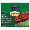 Vigoro 20 ft. No-Dig Landscape Plastic Edging Kit -VIGORO Store black vigoro plastic edging 3001 20hd 6 64 1000
