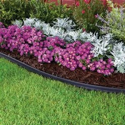 Vigoro 60 ft. No-Dig Landscape Plastic Edging Kit 20 Vigoro 60 ft. No-Dig Landscape Plastic Edging Kit -VIGORO Store black vigoro plastic edging 3001 60hd 3 4f 1000