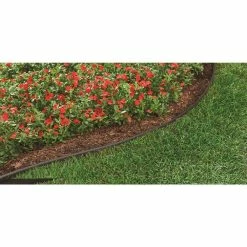 Vigoro 60 ft. x 0.5 in. x 4.5 in. Black Plastic Lawn Edging -VIGORO Store black vigoro plastic edging vig 60c 1f 1000
