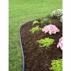 Vigoro 60 ft. x 0.5 in. x 4.5 in. Black Plastic Lawn Edging -VIGORO Store black vigoro plastic edging vig 60c fa 1000