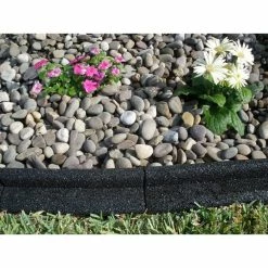 Vigoro EcoBorder 4 ft. Black Rubber Landscape Edging (Single) -VIGORO Store black vigoro rubber edging ecobrd blk 4 ft 44 1000
