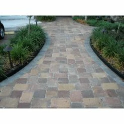 Vigoro EcoBorder 4 ft. Black Rubber Landscape Edging (Single) -VIGORO Store black vigoro rubber edging ecobrd blk 4 ft fa 1000