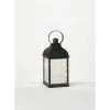 SULLIVANS 10.5 in. Black Speckled Lantern with LED Pillar Candle 1 SULLIVANS 10.5 in. Black Speckled Lantern with LED Pillar Candle -VIGORO Store blacks sullivans outdoor lanterns sea44237ln 64 1000