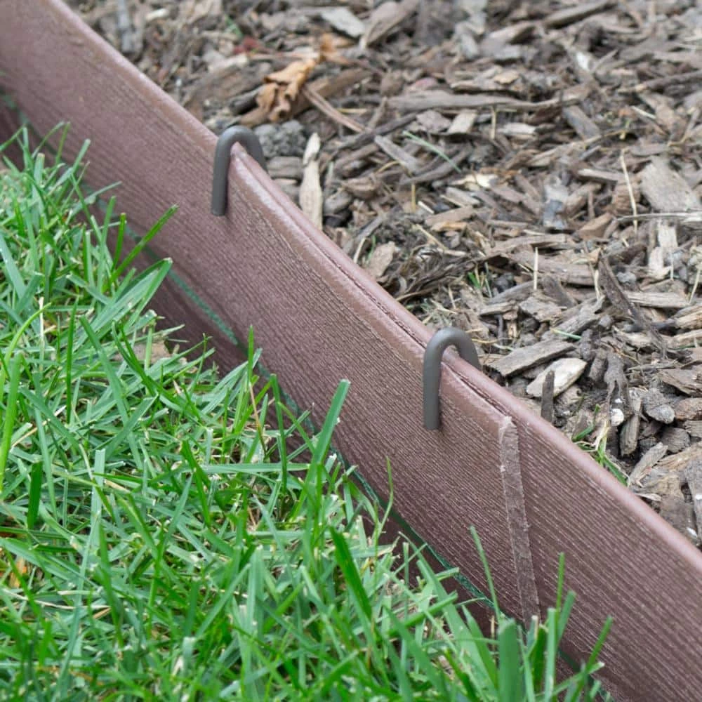 Vigoro 20 ft. Premium Brown Composite Edging 7 Vigoro 20 ft. Premium Brown Composite Edging - Image 5