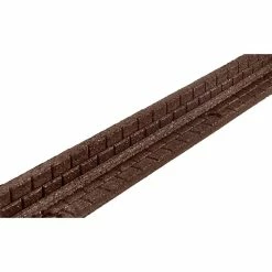 Vigoro 4 ft. Brown No-Dig Rubber Landscape Edging (6-Pack) -VIGORO Store brown vigoro rubber edging dcbfe4bn6 77 1000