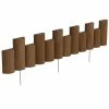 Vigoro 3 ft. Wooden Half-Log Edging 1 Vigoro 3 ft. Wooden Half-Log Edging -VIGORO Store brown vigoro wood edging rc 33b 64 1000