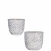 SULLIVANS Gray Cement Flower Pot (Set of 2) 1 SULLIVANS Gray Cement Flower Pot (Set of 2) -VIGORO Store cement sullivans plant pots cmt1134 64 1000