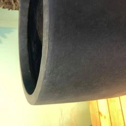 KANTE 21.7 in. Tall Charcoal Lightweight Concrete Round Outdoor Planter -VIGORO Store charcoal kante plant pots rc0066a c60121 76 1000