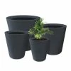 KANTE 20.9", 17.7", 15" & 12.6"H Cylindrical Charcoal Finish Lightweight Concrete Modern Planters Set of 4, Outdoor Indoor 1 KANTE 20.9", 17.7", 15" & 12.6"H Cylindrical Charcoal Finish Lightweight Concrete Modern Planters Set of 4, Outdoor Indoor -VIGORO Store charcoal kante plant pots rc0154bcde c60121 64 1000