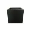 KANTE 10 in. Tall Charcoal Lightweight Concrete Square Modern Outdoor Planter -VIGORO Store charcoal kante plant pots rf0001a c60121 64 1000