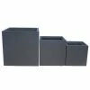 KANTE 16 in. Tall Charcoal Lightweight Concrete Square Modern Outdoor Planter (Set of 3) 2 KANTE 16 in. Tall Charcoal Lightweight Concrete Square Modern Outdoor Planter (Set of 3) -VIGORO Store charcoal kante plant pots rf0001abc c60121 64 1000