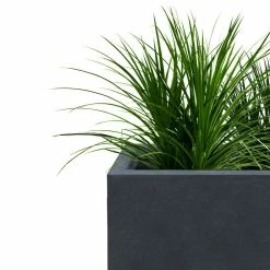 KANTE 11.81 x 11.81 in. Square Charcoal Lightweight Concrete and Weather Resistant Fiberglass Planter w/Drainage Hole 14 KANTE 11.81 x 11.81 in. Square Charcoal Lightweight Concrete and Weather Resistant Fiberglass Planter w/Drainage Hole -VIGORO Store charcoal kante plant pots rf0221b c60121 1f 1000