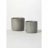 SULLIVANS Dusty Blue Ceramic Pot - Set of 2 2 SULLIVANS Dusty Blue Ceramic Pot - Set of 2 -VIGORO Store dusty blue sullivans plant pots cm2978 64 1000