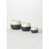 SULLIVANS Black And White Ceramic Pot - Set of 3 2 SULLIVANS Black And White Ceramic Pot - Set of 3 -VIGORO Store glaze sullivans plant pots cm2971 64 1000