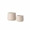 SULLIVANS Gray Ceramic Planter (Set of 2) 1 SULLIVANS Gray Ceramic Planter (Set of 2) -VIGORO Store gray sullivans plant pots cm2943 64 1000
