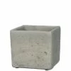SULLIVANS Gray Cement Square Planter 2 SULLIVANS Gray Cement Square Planter -VIGORO Store gray sullivans plant pots cmt1091 64 1000