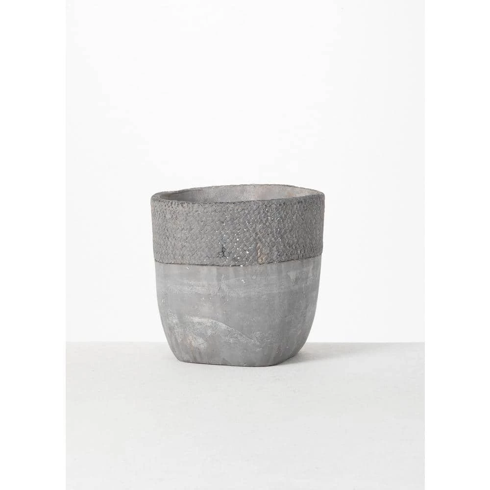 SULLIVANS Gray Cement Pot 3 SULLIVANS Gray Cement Pot