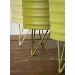 SULLIVANS Green Metal Planters (Set of 3) 8 SULLIVANS Green Metal Planters (Set of 3) -VIGORO Store green sullivans plant pots met1510 4f 1000