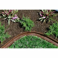 Vigoro EcoBorder 4 ft. Green Rubber Landscape Edging (6-Pack) -VIGORO Store green vigoro rubber edging ecobrd grn 6pk d4 1000
