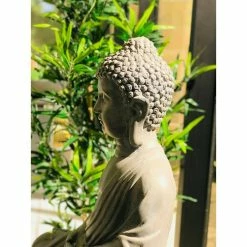 KANTE 25.6 in. H Natural Concrete/Fiberglass Indoor Outdoor Sitting Meditating Zen Buddha Statue 19 KANTE 25.6 in. H Natural Concrete/Fiberglass Indoor Outdoor Sitting Meditating Zen Buddha Statue -VIGORO Store kante garden statues osp141006 c80021 44 1000
