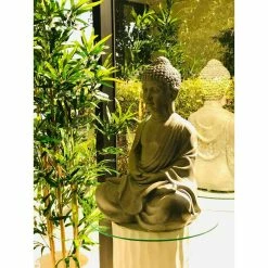 KANTE 25.6 in. H Natural Concrete/Fiberglass Indoor Outdoor Sitting Meditating Zen Buddha Statue 15 KANTE 25.6 in. H Natural Concrete/Fiberglass Indoor Outdoor Sitting Meditating Zen Buddha Statue -VIGORO Store kante garden statues osp141006 c80021 66 1000