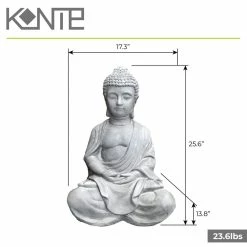 KANTE Lightweight Sitting Meditating Buddha Zen Indoor 15 KANTE Lightweight Sitting Meditating Buddha Zen Indoor -VIGORO Store kante garden statues r141006 c80021 44 1000