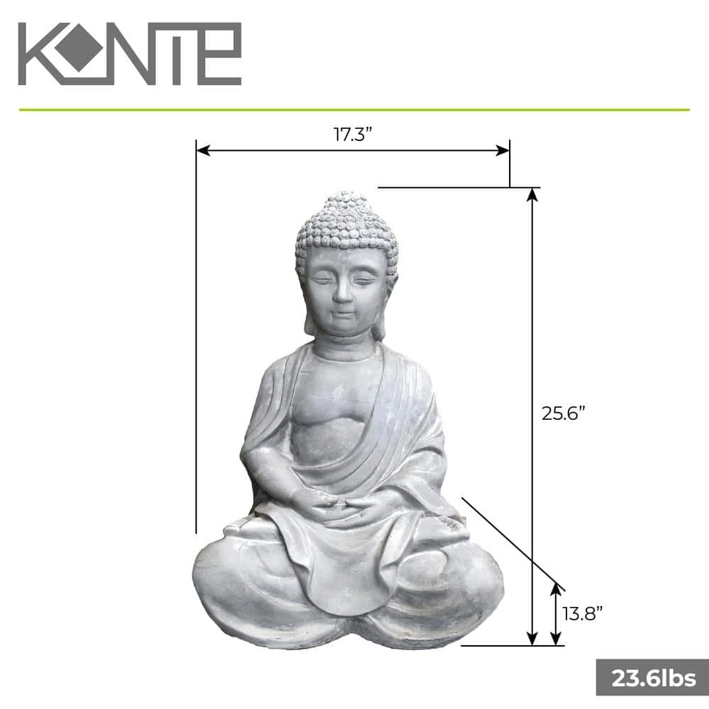 KANTE Lightweight Sitting Meditating Buddha Zen Indoor 8 KANTE Lightweight Sitting Meditating Buddha Zen Indoor - Image 6