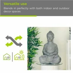 KANTE Lightweight Sitting Meditating Buddha Zen Indoor 17 KANTE Lightweight Sitting Meditating Buddha Zen Indoor -VIGORO Store kante garden statues r141006 c80021 76 1000