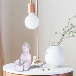 KANTE 6.5 in. H Gray Cement Sitting Buddha Garden Statue Tealight Candle Holder Ornament (2-Pack) 12 KANTE 6.5 in. H Gray Cement Sitting Buddha Garden Statue Tealight Candle Holder Ornament (2-Pack) -VIGORO Store kante garden statues sx20200177 1f 1000