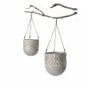SULLIVANS Multi-Color Metal Hanging Planters (Set of 2) -VIGORO Store multicolor sullivans plant pots met1676 64 1000