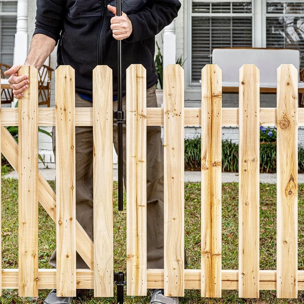 Vigoro 37.1 in. H x 45.35 in. W Cedar Garden Fence Panel 16 Vigoro 37.1 in. H x 45.35 in. W Cedar Garden Fence Panel - Image 14