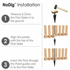 Vigoro 37.1 in. H x 45.35 in. W Cedar Garden Fence Panel 19 Vigoro 37.1 in. H x 45.35 in. W Cedar Garden Fence Panel -VIGORO Store natural cedar wood vigoro garden fencing 860664 a0 1000