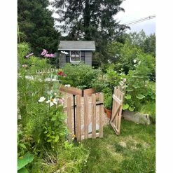 Vigoro 37.1 in. H x 48.3 in. W Cedar Garden Fence Gate -VIGORO Store natural cedar wood vigoro garden fencing 860671 44 1000